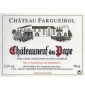Étiquette de Château Fargueirol - Blanc 