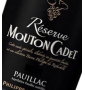 �tiquette de Mouton Cadet - R�serve Pauillac